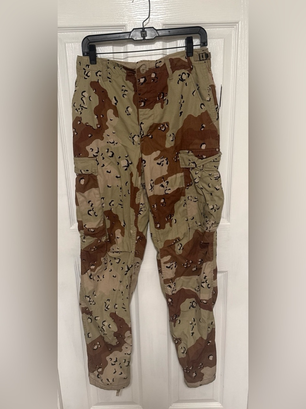 Original Desert Storm US Army Chocolate Chip Camo  Combat Field Trousers Small R